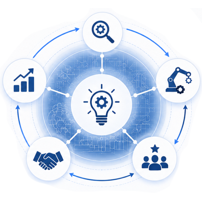 Visualisierung des InventorCheck Projektprozesses